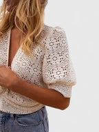 SIERRA™ | ELEGANT V-NECK BLOUSE