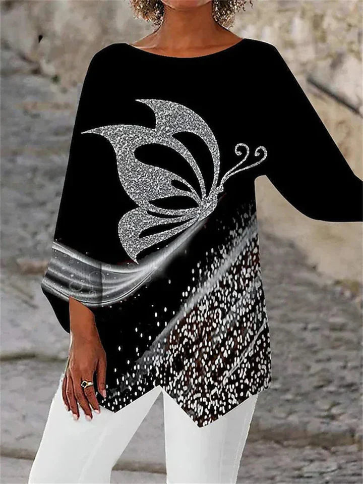 TALLULAH™ | ELEGANT CREW NECK TOP