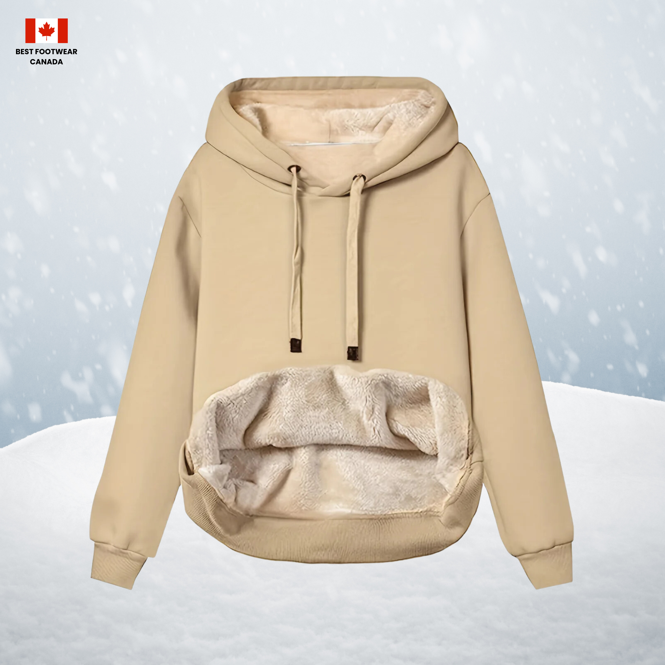 MERA™ HOODED SWEATSHIRT WITH FLEECE LINING