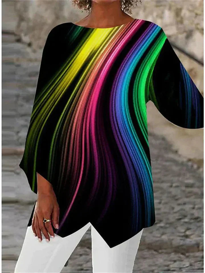 TALLULAH™ | ELEGANT CREW NECK TOP