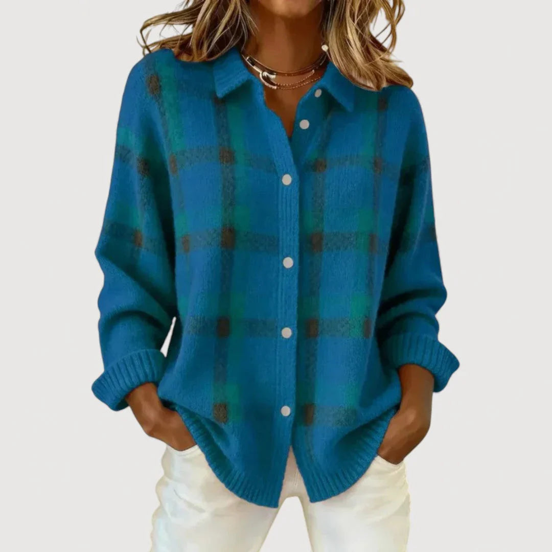 FIORA™ COSY KNIT BUTTON SHIRT