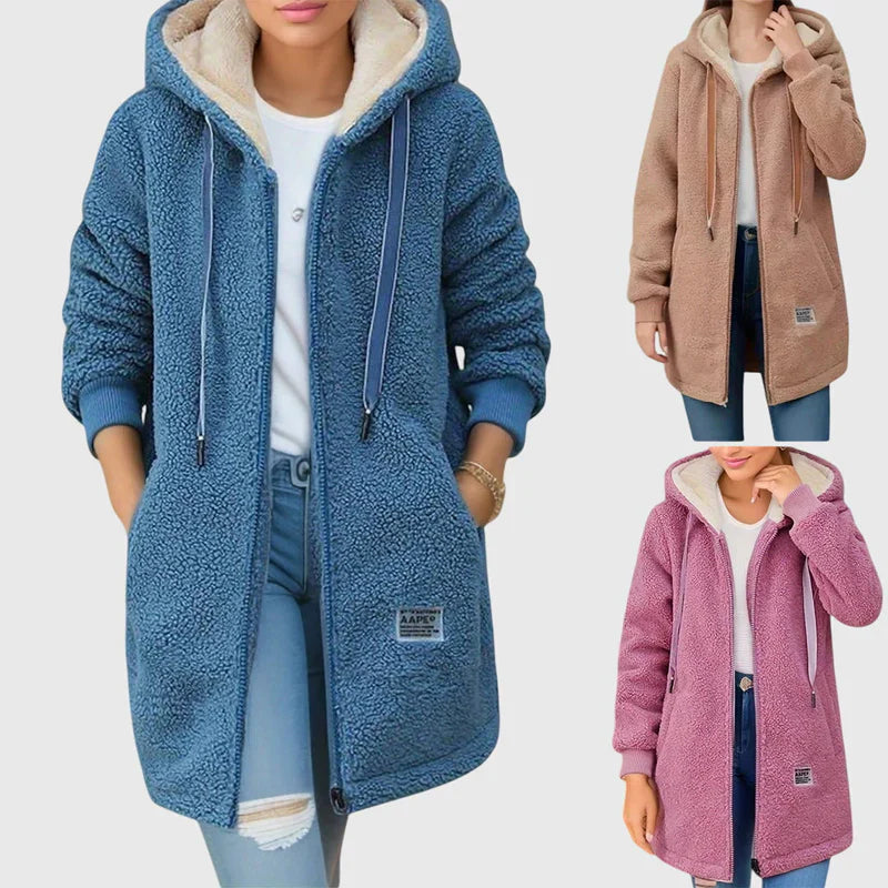 LUNA™ SOFT FLEECE HOODIE JACKET — EVERYDAY COSY COMFORT