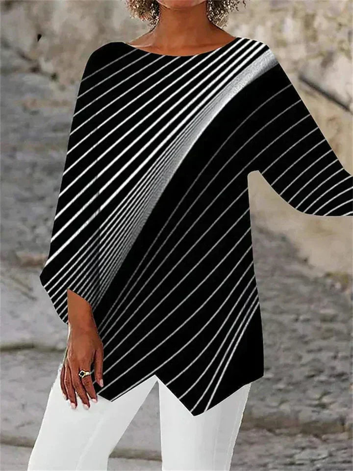 TALLULAH™ | ELEGANT CREW NECK TOP