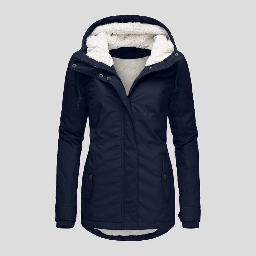 ELARA™ COTTON-LINED HOODED WINTER PARKA