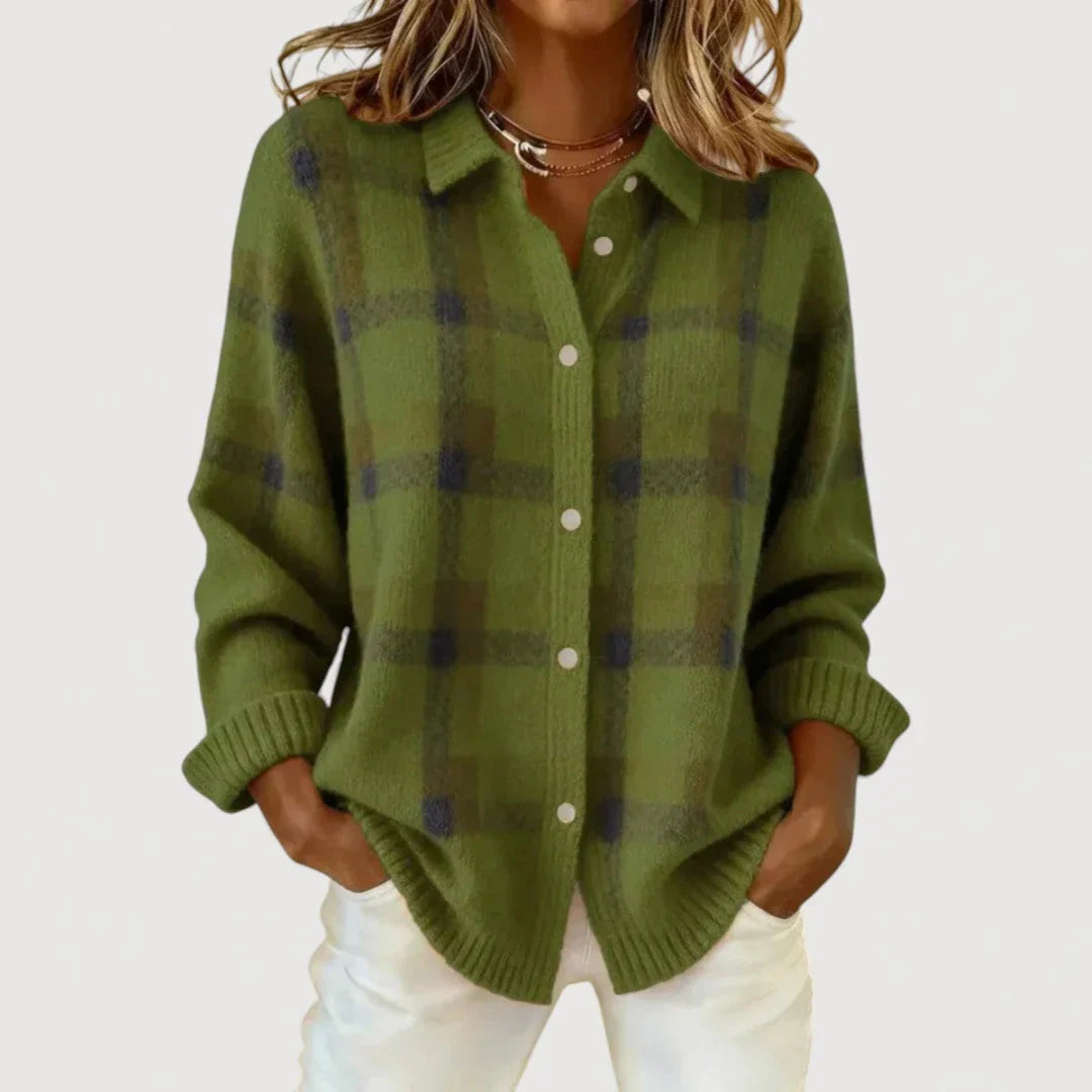 FIORA™ COSY KNIT BUTTON SHIRT