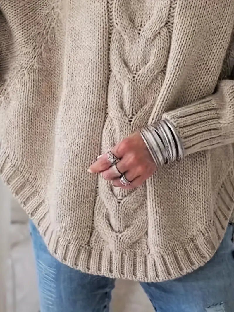 ELIANA™ VINTAGE CABLE SWEATER