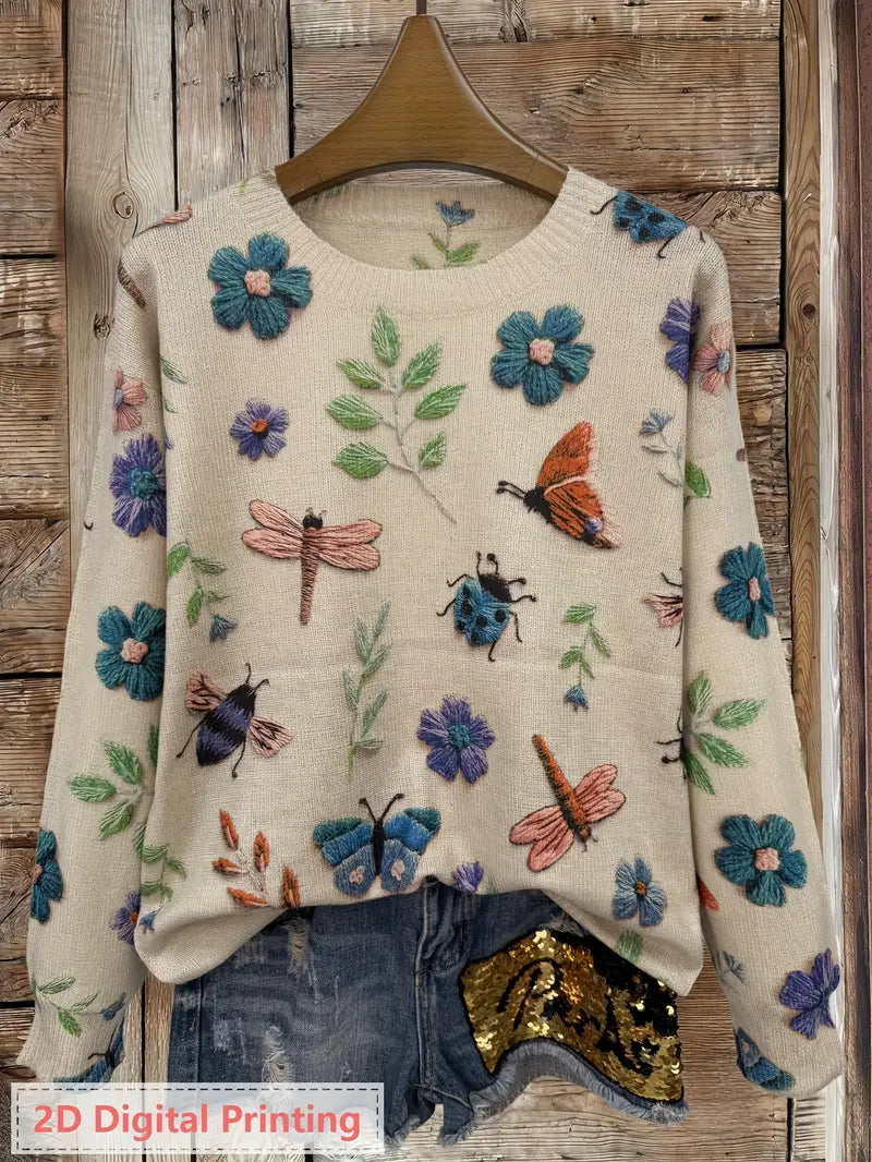 MAEVE™ PRINTED SWEATER