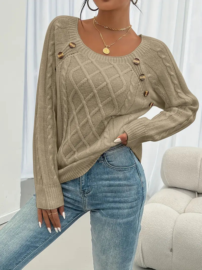 AVANI™ CABLE-KNIT SWEATER
