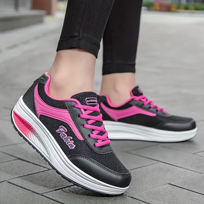 AERIAL | FLY-WOVEN MESH PLATFORM SNEAKERS
