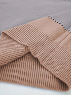 NOVA™ LEOPARD COLORBLOCK KNIT SWEATER