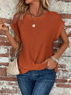 SAVANNAH™ | ELEGANT BLOUSE WITH CREW NECK